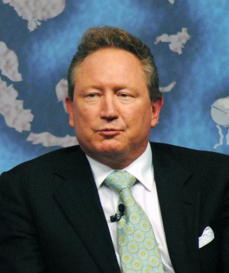 Andrew Forrest, founder and executive chairman of Fortescue, photographed at a Chatham House event.