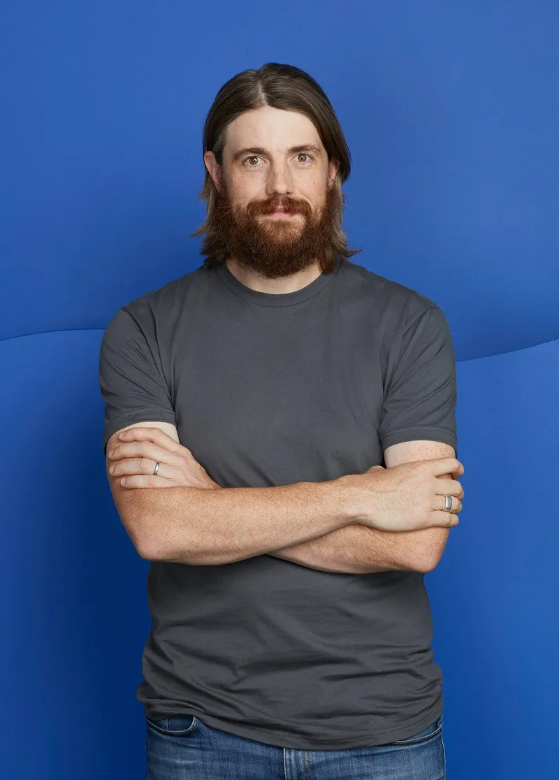 Mike Cannon-Brookes, co-founder and CEO of Atlassian, photographed against a plain background.